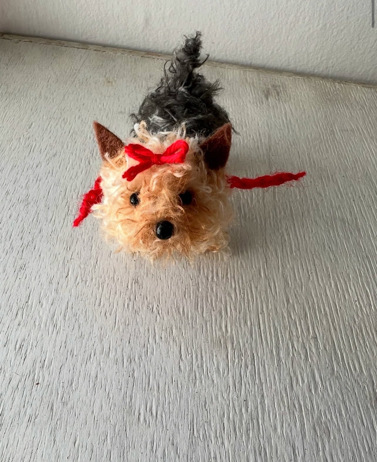 Miniature Yorkshire terrier decoration