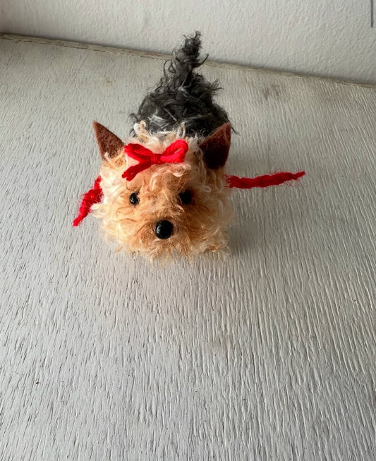 Miniature Yorkshire terrier decoration