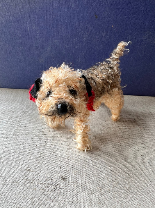 Border Terrier miniature sculpture