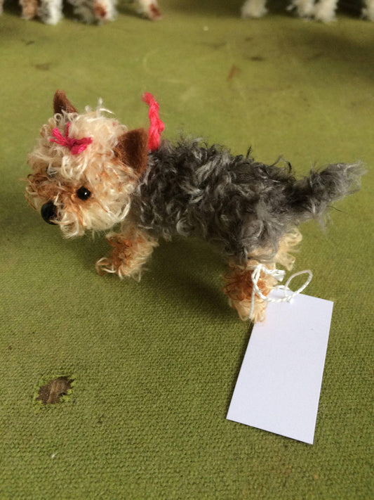 Miniature Yorkshire terrier decoration