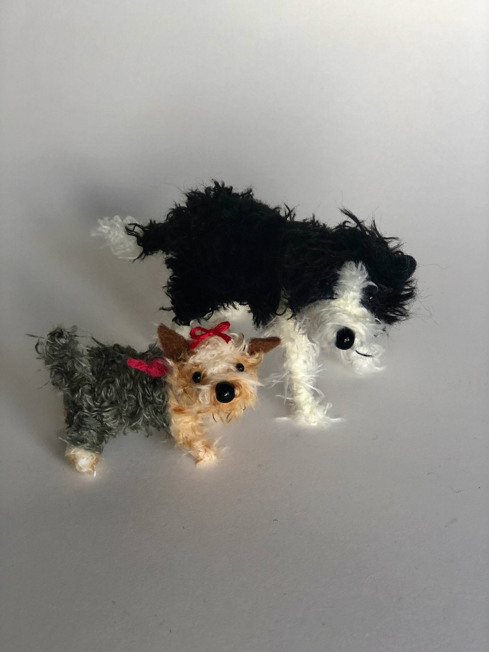 Miniature Yorkshire terrier decoration