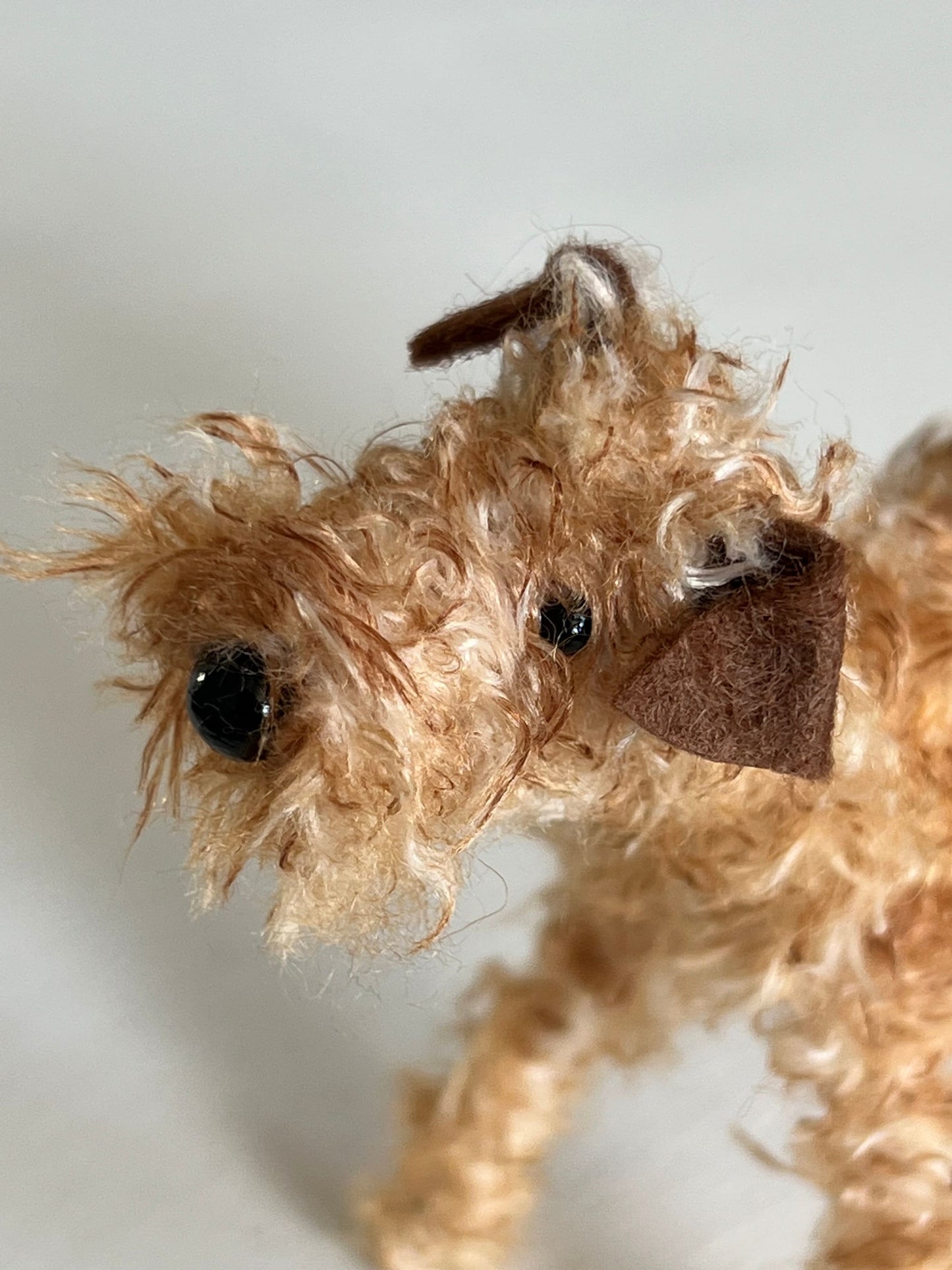 Irish Terrier miniature dog sculpture