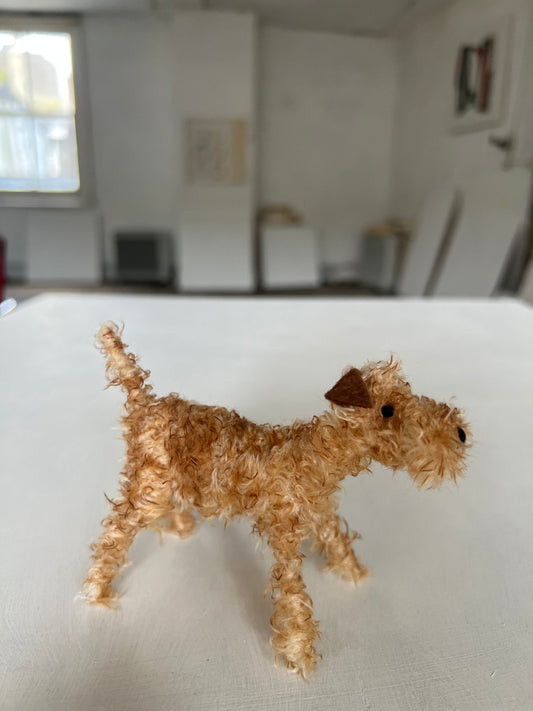 Irish Terrier miniature dog sculpture